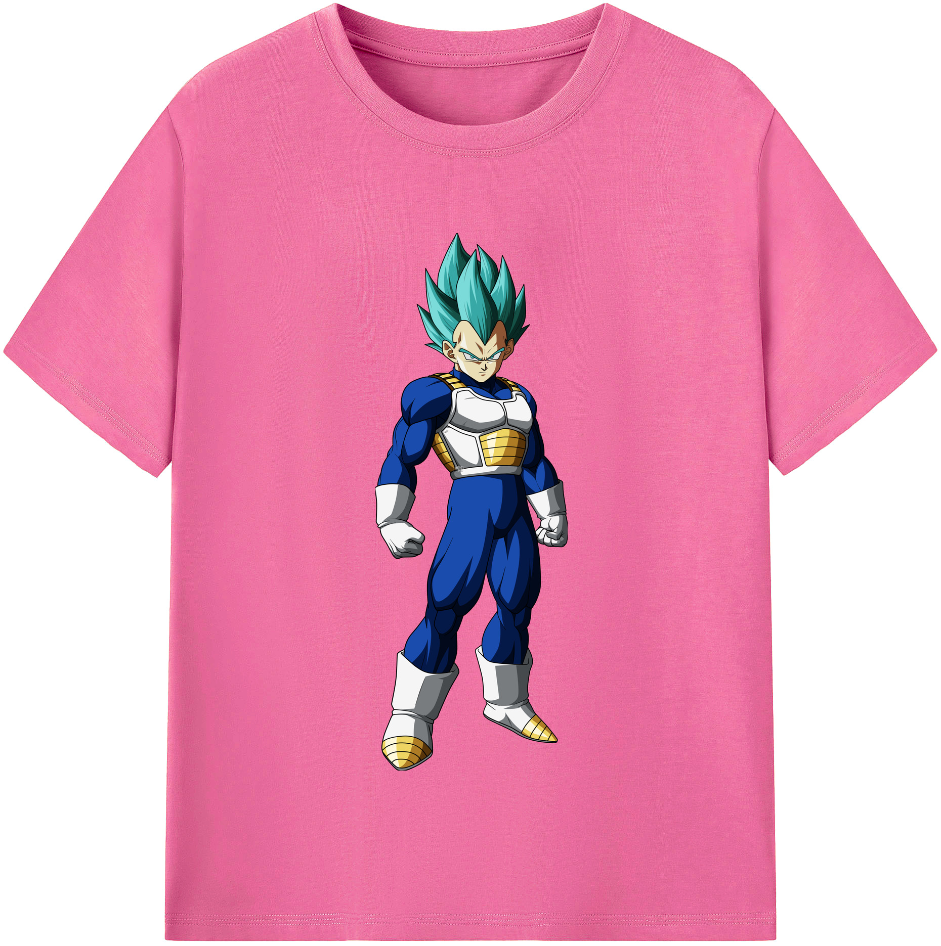 （画像用） ドラゴンボール ベジータ四世（Bejīta Yonsei）DRAGON BALL Vegeta IV レディースカジュアルプリントTシャツ（綿100％）